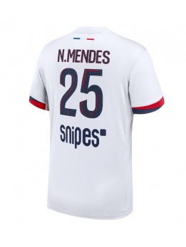 Paris Saint-Germain Nuno Mendes #25 Replika Borta Kläder 2025-26 Kortärmad